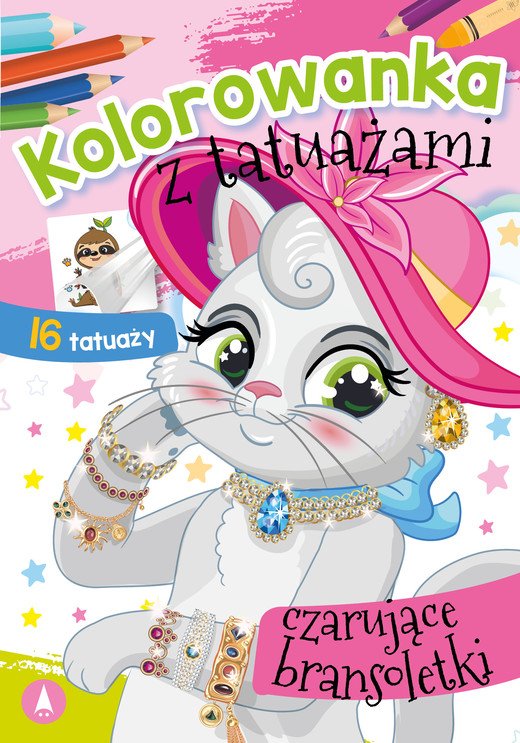 okładka Czarujące bransoletki. Kolorowanka z tatuażami książka | Opracowanie zbiorowe