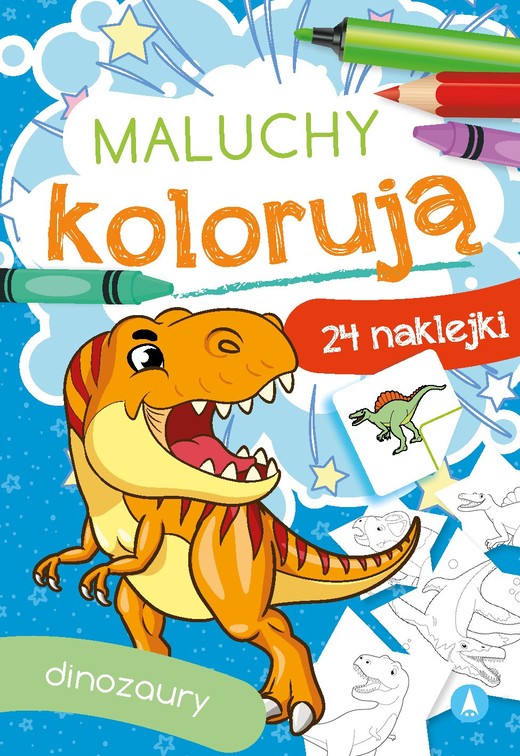 okładka Dinozaury. Maluchy kolorują książka | Opracowanie zbiorowe