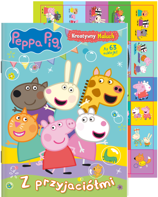 okładka Z przyjaciółmi. Świnka Peppa. Kreatywny Maluch książka