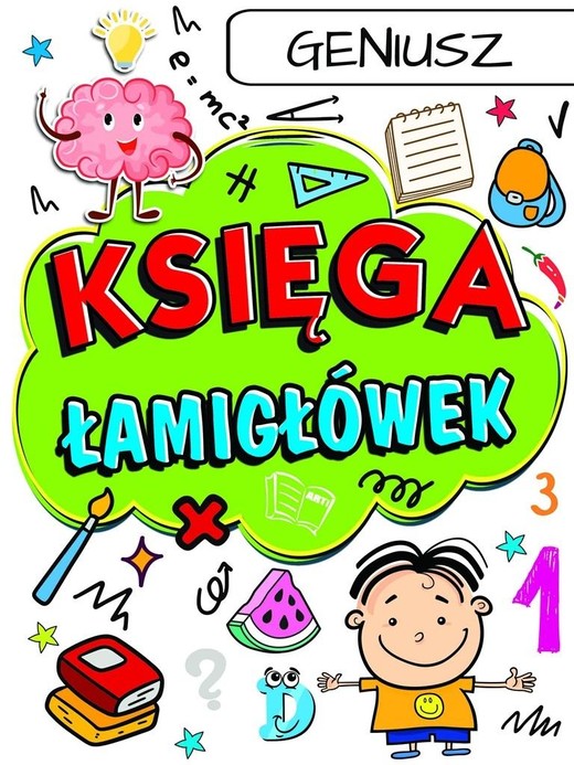 okładka Geniusz. Księga łamigłówek książka