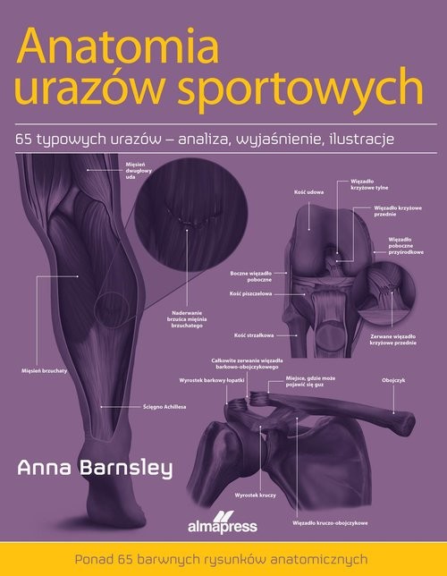 okładka Anatomia urazów sportowych książka