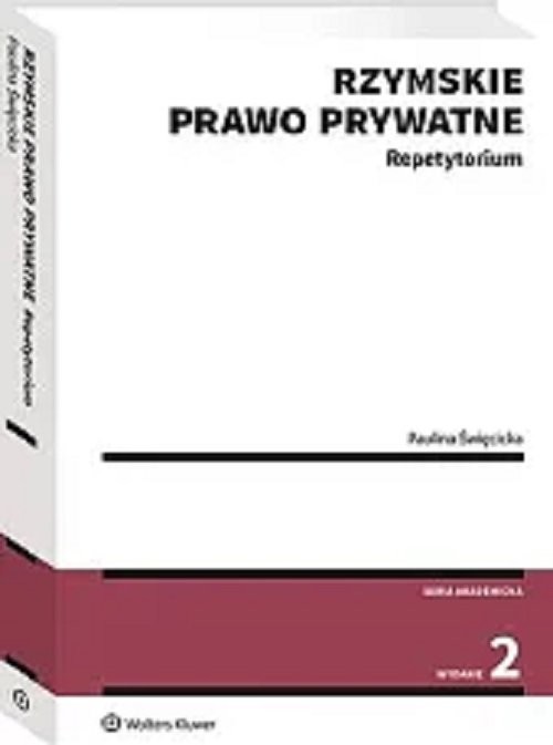 okładka Rzymskie prawo prywatne. Repetytorium wyd. 2023 książka