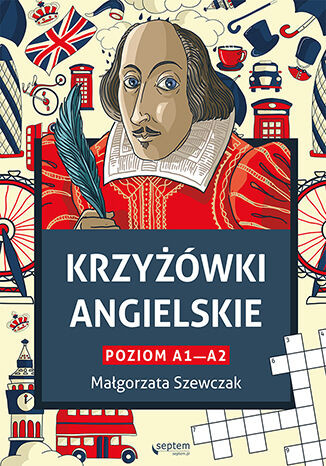 okładka Krzyżówki angielskie. Poziom A1- A2 książka | Szewczak Małgorzata