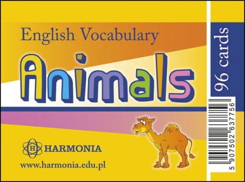 okładka English vocabulary Animals książka | Opracowanie zbiorowe