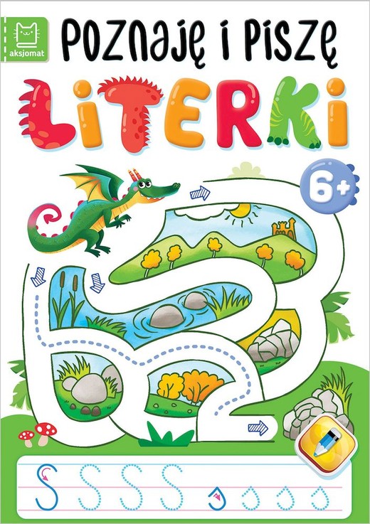 okładka Poznaję i piszę literki 6+ książka | Anna Podgórska