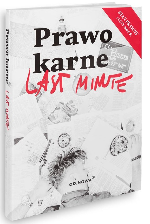 okładka Prawo karne 2022. Last Minute książka
