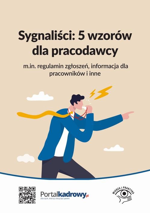 okładka Sygnaliści: 5 wzorów dla pracodawcy (m.in. regulamin zgłoszeń, informacja dla pracowników i inne) ebook | pdf | Michał Culepa