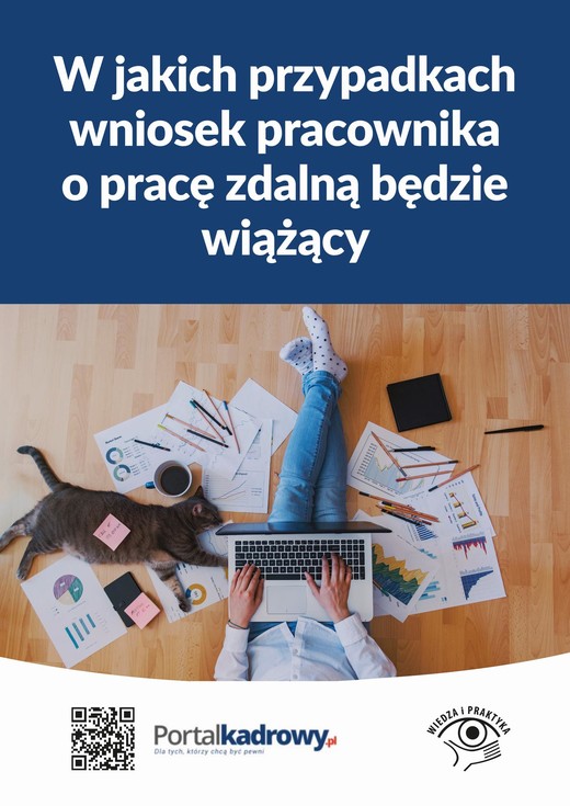 okładka W jakich przypadkach wniosek pracownika o pracę zdalną będzie wiążący? ebook | pdf | Katarzyna Wrońska-Zblewska