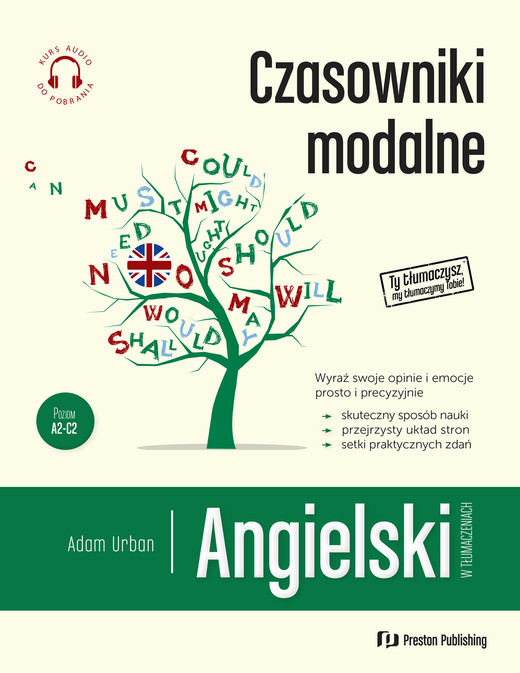 okładka Angielski w tłumaczeniach. Czasowniki modalne + MP3. wyd. 2022 książka