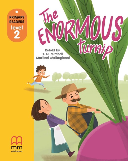 okładka The Enormous Turnip (Level 2) Student'S Book (With CD-Rom) książka | Marileni Malkogianni