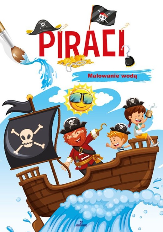 okładka Piraci. Malowanie wodą książka | Opracowanie zbiorowe