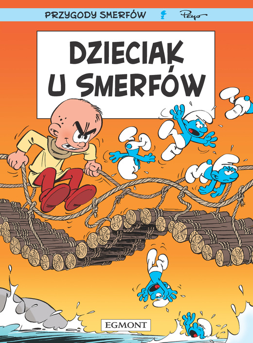 okładka Dzieciak u Smerfów. Smerfy Komiks książka | Peyo
