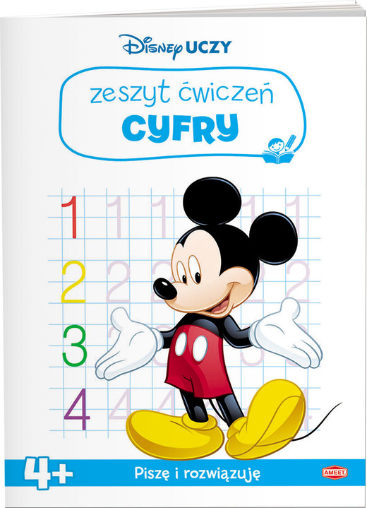 okładka Disney uczy Miki Zeszyt ćwiczeń Liczby UDZ-9302 książka | Opracowanie zbiorowe