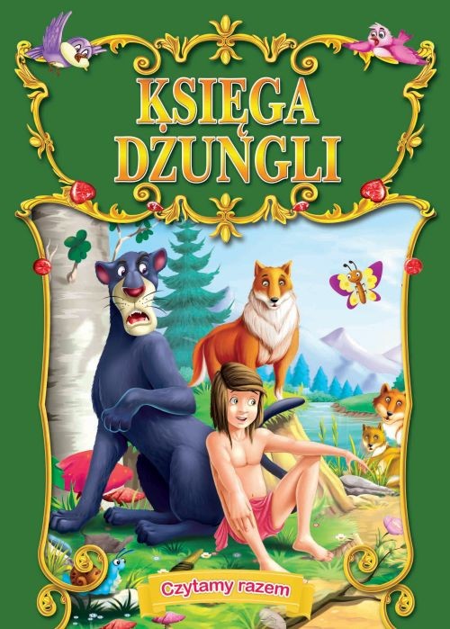 okładka Księga dżungli czytamy razem książka | Opracowanie zbiorowe