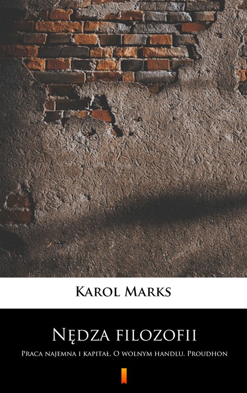 okładka Nędza filozofii ebook | epub, mobi | Karol Marks
