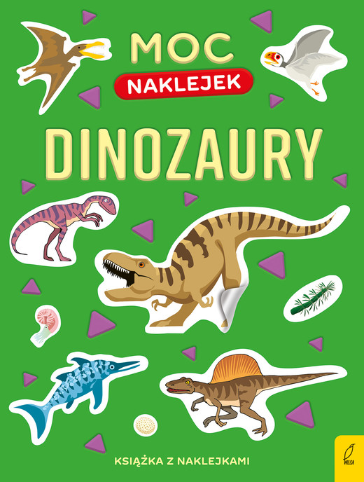 okładka Dinozaury. Moc naklejek książka | Opracowanie zbiorowe