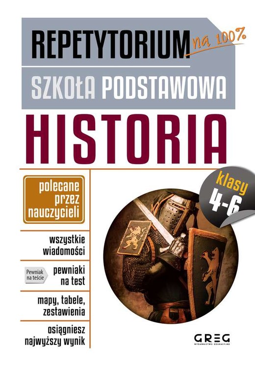 okładka Historia. Repetytorium. Szkoła podstawowa. Klasy 4-6 książka
