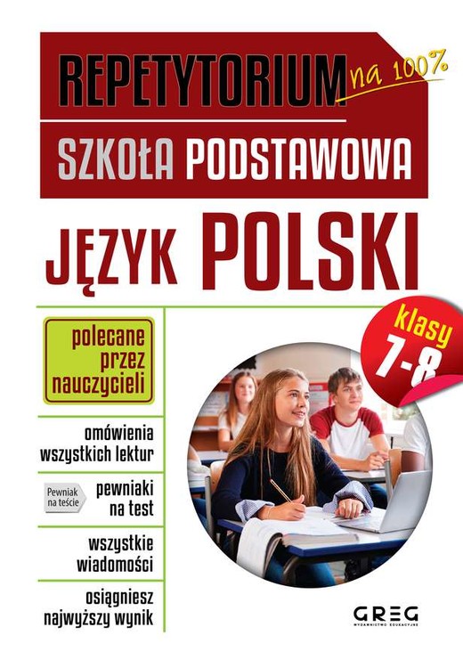 okładka Język polski repetytorium szkoła podstawowa klasy 7-8 książka | Opracowanie zbiorowe