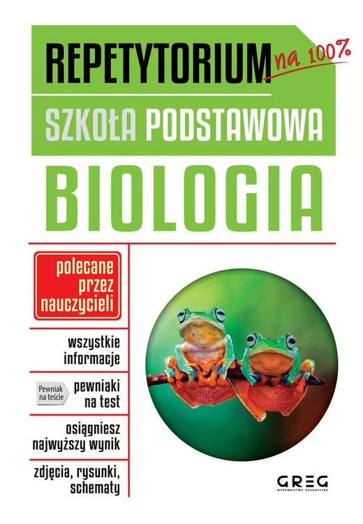 okładka Biologia. Repetytorium. Szkoła podstawowa wyd. 3 książka | Opracowanie zbiorowe