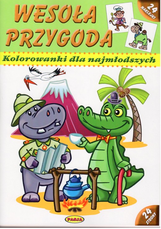 okładka Wesoła przygoda kolorowanki dla najmłodszych wyd. 2 książka | Opracowanie zbiorowe