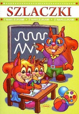 okładka Szlaczki z naklejkami książka | Opracowanie zbiorowe