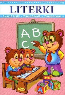 okładka Literki z naklejkami książka | Opracowanie zbiorowe