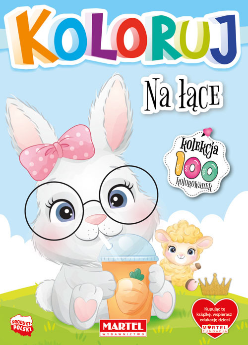 okładka Na łące. Koloruj książka | Opracowanie zbiorowe