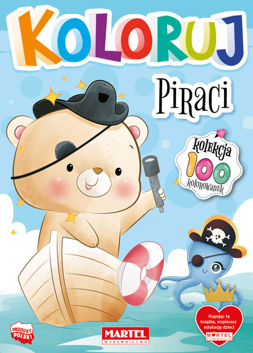 okładka Piraci. Koloruj książka | Opracowanie zbiorowe