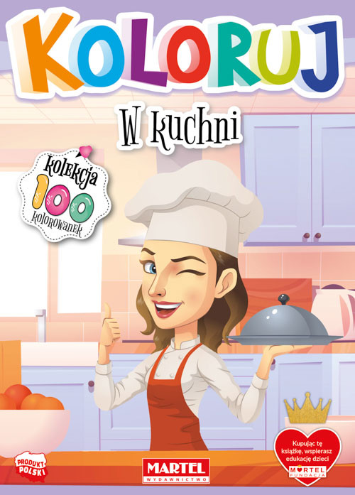 okładka W kuchni. Koloruj książka | Opracowanie zbiorowe