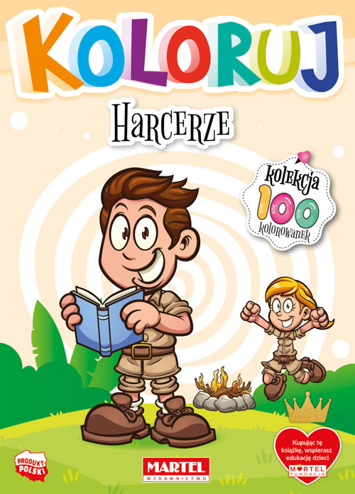 okładka Harcerze. Koloruj książka | Opracowanie zbiorowe