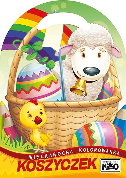 okładka Koszyczek. Wielkanocna kolorowanka książka | Opracowanie zbiorowe