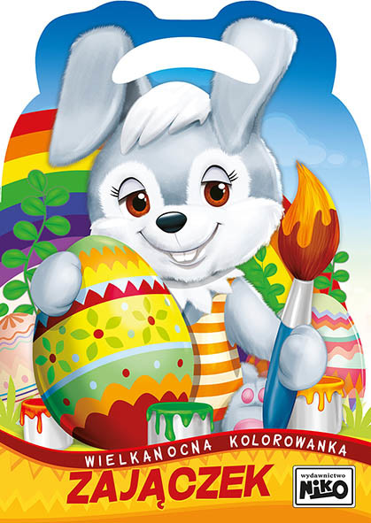 okładka Zajączek. Wielkanocna kolorowanka książka | Opracowanie zbiorowe