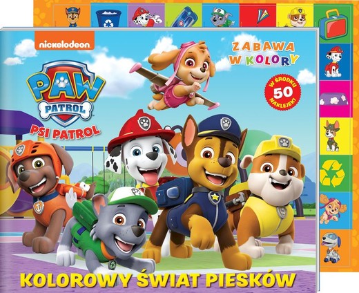 okładka Kolorowy świat piesków. Psi Patrol. Zabawa w kolory książka | Opracowanie zbiorowe