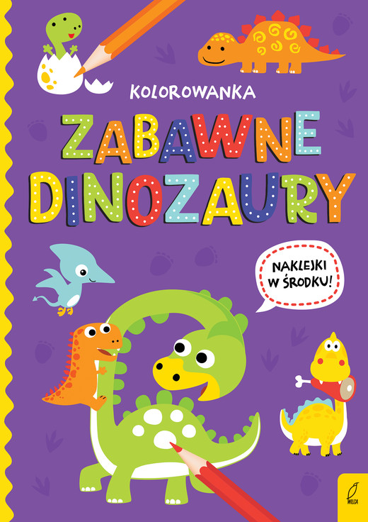 okładka Zabawne dinozaury. Wszystko o dinozaurach książka | Opracowanie zbiorowe