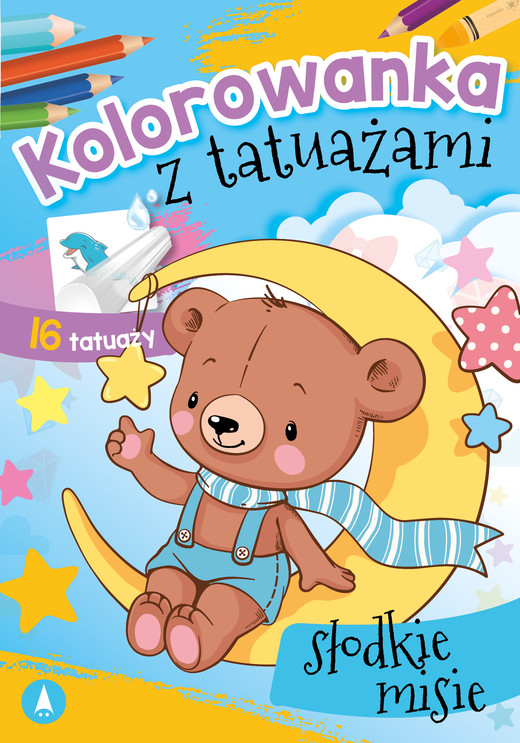 okładka Słodkie misie. Kolorowanka z tatuażami książka | Opracowanie zbiorowe