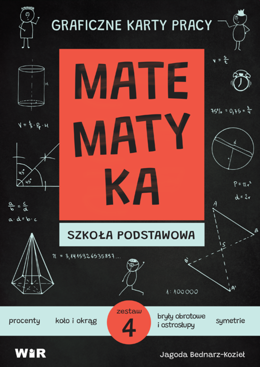 okładka Matematyka Graficzne karty pracy dla szkoły podstawowej zestaw 4 książka