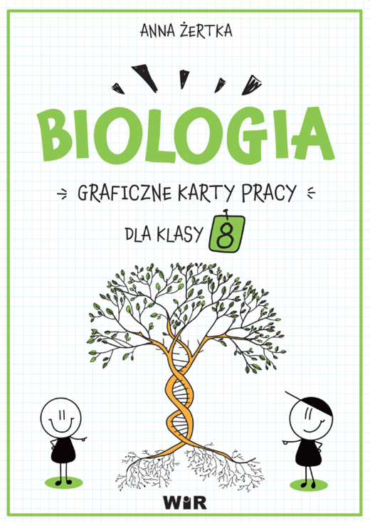 okładka Biologia Graficzne karty pracy dla klasy 8 książka