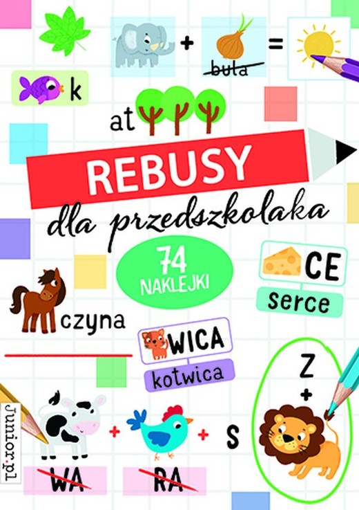 okładka Rebusy dla przedszkolaka książka | Opracowanie zbiorowe