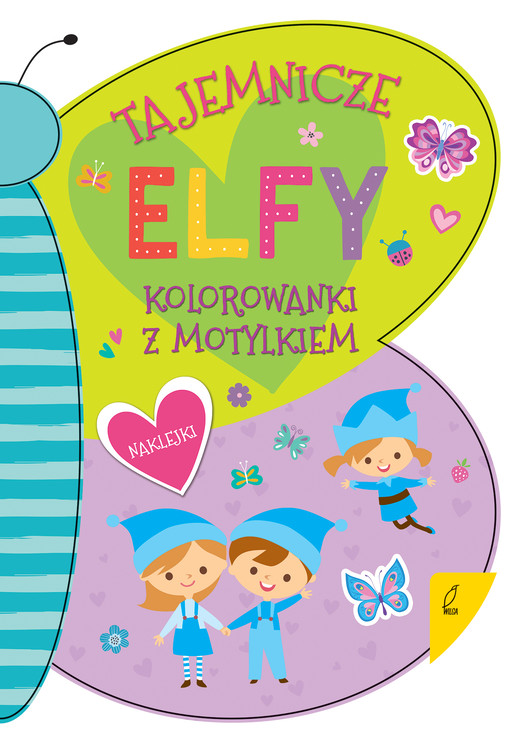 okładka Tajemnicze elfy. Kolorowanka z motylkiem książka | Opracowanie zbiorowe