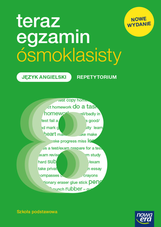 okładka Teraz egzamin ósmoklasisty język angielski repetytorium dla klasy 8 szkoły podstawowej Nowe wydanie książka | Opracowanie zbiorowe