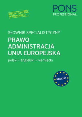 okładka Słownik specjalistyczny prawo, administracja pol/ang/niem książka