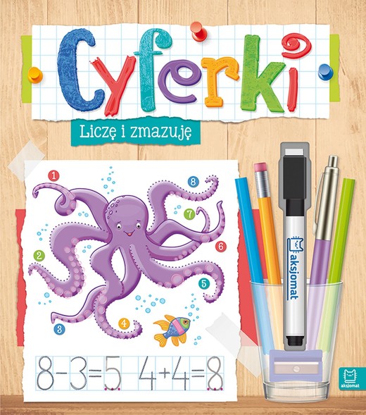 okładka Cyferki. Liczę i zmazuję. Wydanie specjalne książka | Agnieszka Bator