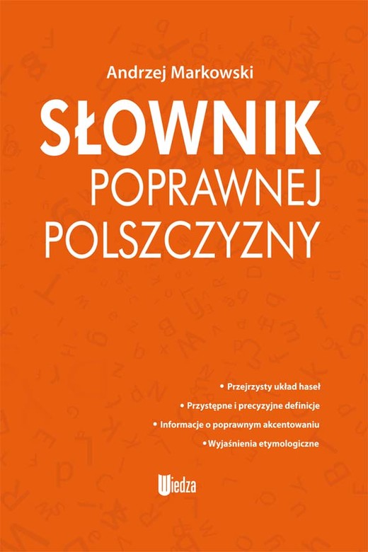 okładka Słownik poprawnej polszczyzny książka | Andrzej Markowski