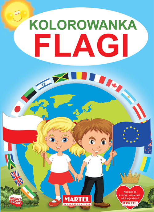okładka Flagi. Kolorowanka książka | Katarzyna Ratajszczak