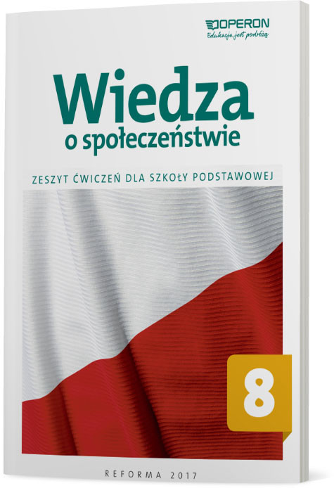 okładka Wiedza o społeczeństwie zeszyt ćwiczeń dla klasy 8 szkoły podstawowej książka | Praca Zbiorowa