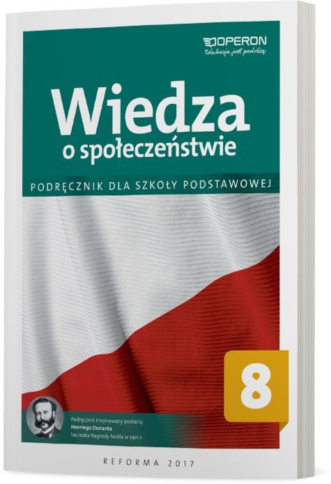 okładka Wiedza o społeczeństwie podręcznik dla klasy 8 szkoły podstawowej książka