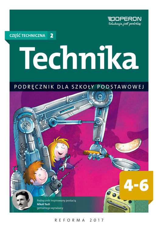 okładka Technika podręcznik dla klas 4-6 część techniczna 2 szkoły podstawowej książka | Urszula Białka