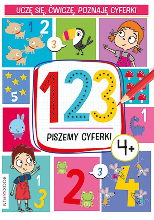 okładka 123 Piszemy cyferki książka | Opracowanie zbiorowe
