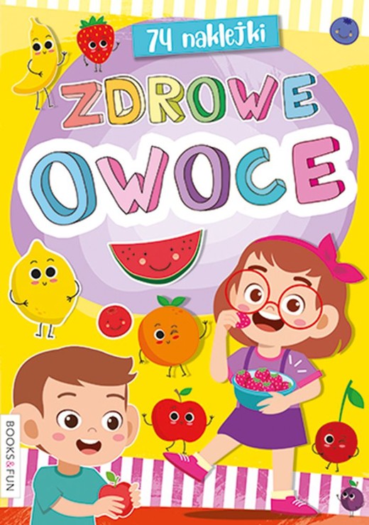 okładka Zdrowe Owoce. Kolorowanka książka | Opracowanie zbiorowe