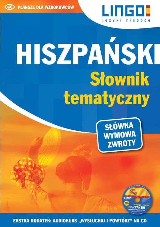 okładka Hiszpański słownik tematyczny książka + CD książka | Danuta Zgliczyńska